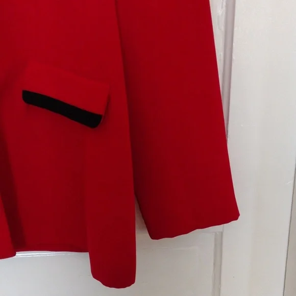 DANNY&NICOLE Blazer Women Size 14 Red - Picture 4 of 7